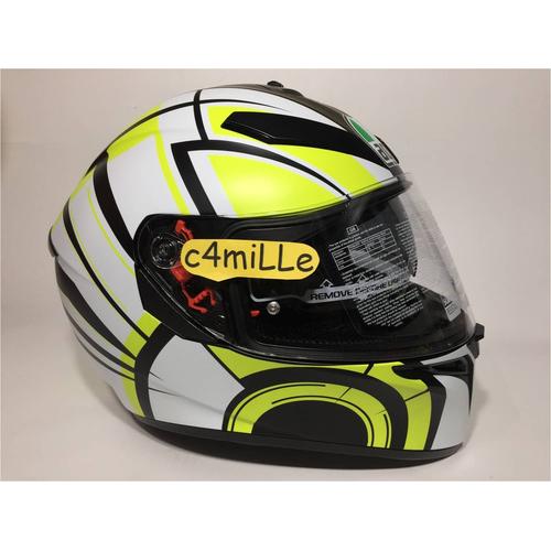Agv K3 Sv Avior Promo HELM AGV K3 SV AVIOR MATT WHITE LIME DOUBLE