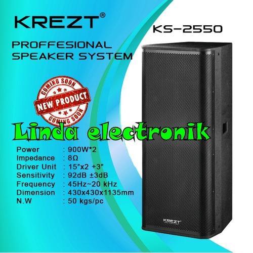 Speaker Pasif Krezt Portable PA System KS 2550 15x2 900watt di Linda  Electronik215 Tokopedia