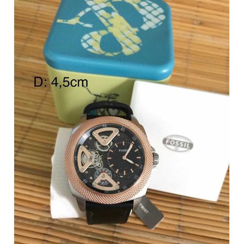 Jual FOSSIL WATCH BQ 2208 BLACK ROSEGOLD Kota Semarang