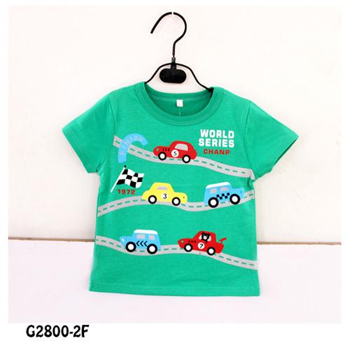 Foto Produk KAOS ANAK SHORT TEE GREEN WORLD SERIES G28002F dari Bebi J Shop