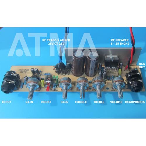 Jual Kit Guitar Amplifier Ampli Gitar Marshall 8010 PowerAmp TDA729 10