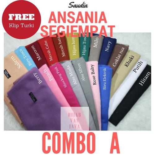 Foto Produk jilbab hijab kerudung segi empat rawis katun saudia / segiempat square dari Hijab Van Java