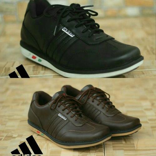 Foto Produk sepatu tali adidas casual hitam coklat kulit asli dari TOKO KICKERS 4