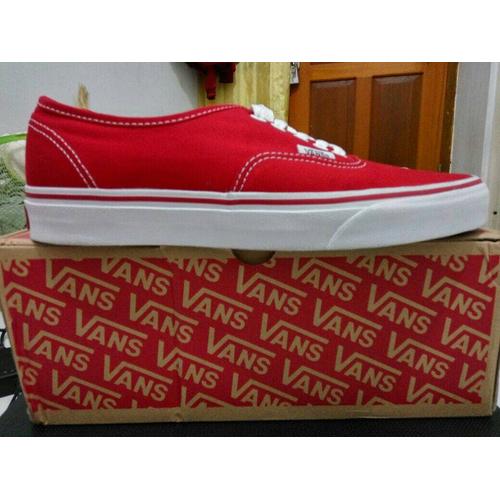 classic vans red