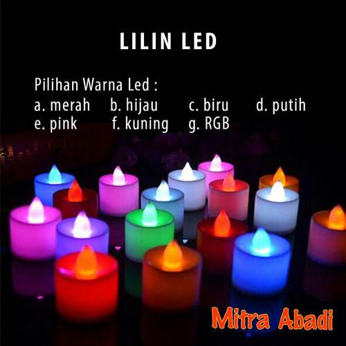 Foto Produk LED Lilin/Lilin LED/Lilin Elektrik/Electric Candle - Hijau dari Mitra Abadi LED