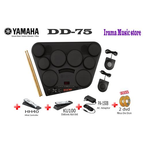 Foto Produk Yamaha Drum Pad Elektrik Digital DD-75 / DD75 / DD 75 dari irama music store