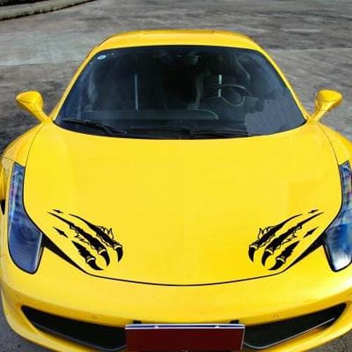 Jual STICKER KAP MOBIL BEKAS CAKARAN MIRROR CUSTOM DECAL - Putih - Kab ...