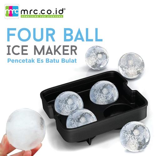 Foto Produk Four Ball Ice Maker / Pencetak Es Batu Bulat - Hitam dari MRC Phone Shop