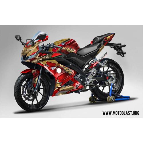 Jual Decal Stiker R15 V3 IRONMAN 3D 