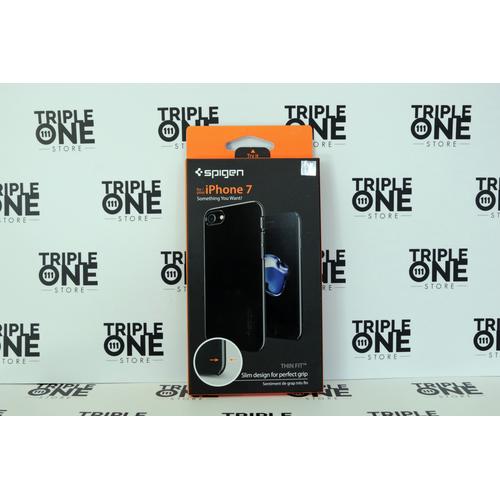 Foto Produk Spigen iPhone 7 Case Thin Fit - Jet Black dari TripleOne Store Bandung