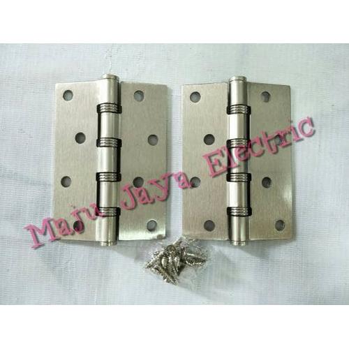 Gambar Engsel Pintu / Jendela 4 " Inch Inci Gomeo 4" X3"X 3.0 mm Satin Nickel dari Toko Maju Jaya Electric Jakarta Barat Tokopedia