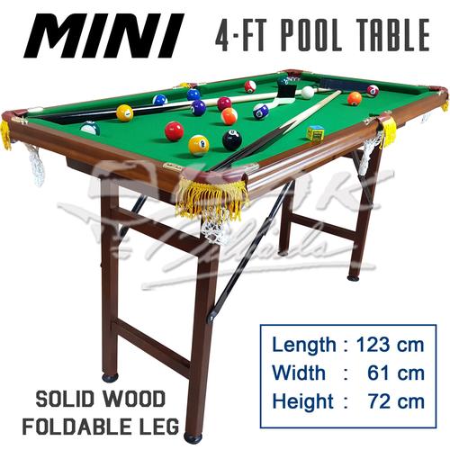 Foto Produk Mini Pool Table 4-ft Wood - Mainan Hadiah Anak Meja Biliar Billiard dari ISAK Billiard Sport Co.