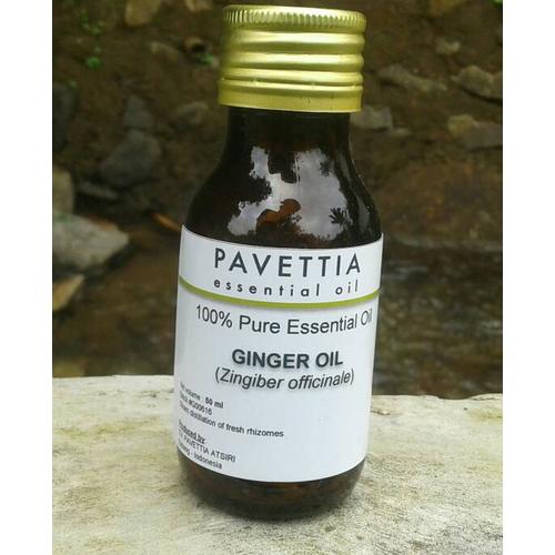 Foto Produk 50 ml - minyak atsiri jahe / ginger essential oil dari pavettia essential oil