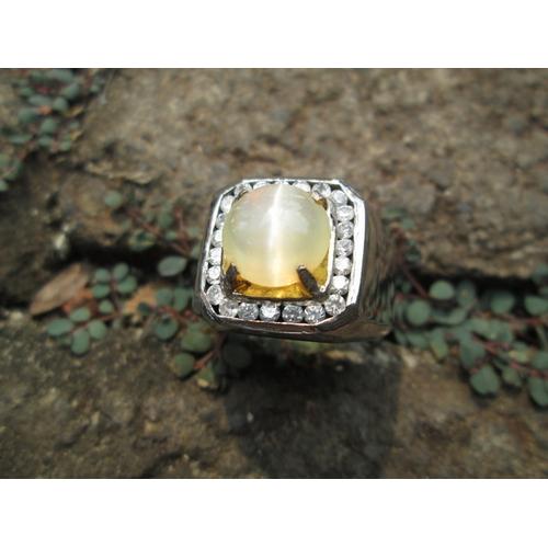 Gambar Natural Opal Cat Eye Indah Tali Tajam Ikatan Perak Kokoh CE003 dari CNC phoneshop Jakarta Pusat Tokopedia