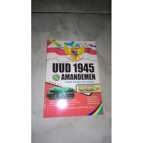 Foto Produk UUD 1945 & AMANDEMEN + KABINET KERJA 2014-2019 dari Toko Buku Lestari