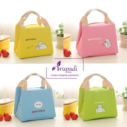Foto Produk Tas Bekal Anak / kotak Makan / lunch box Cooler Bag BayMax dari Drupadi shop
