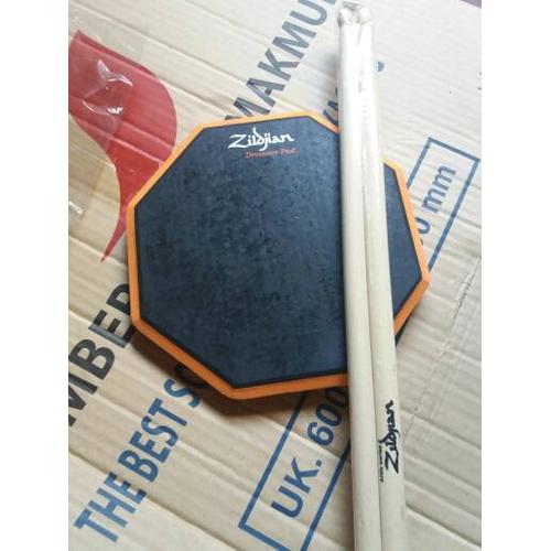 Foto Produk pad drum 8 inchi murah bonus stick sepasang dari ridwan guitar shop
