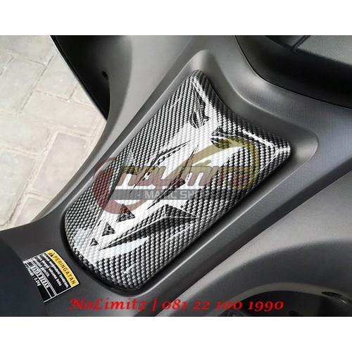 Foto Produk Cover / Tutup Tangki Bensin Cap Gap NEMO Carbon Yamaha Aerox 155 dari NoLimitz Maticshop