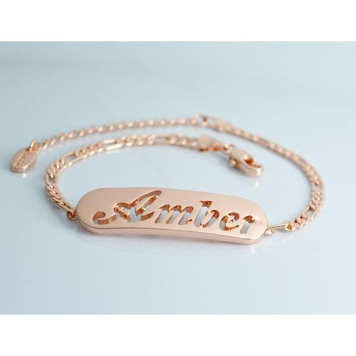Jual Gelang Nama Emas Tengahan Asli Plat Tembus Unik Gelang Emas Ukir Kado Perak Kab Jepara Galeri Emas Asli Tokopedia
