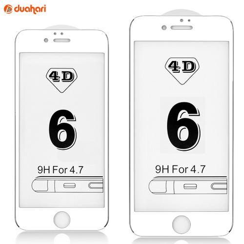 Foto Produk Tempered Glass FULL COVER 4D iPhone 7 Screen Protector 4D iPhone 7 - Putih dari Dua Hari Jakarta