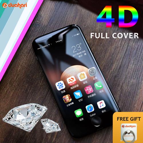Gambar Tempered Glass FULL COVER 4D iPhone 7 Screen Protector 4D iPhone 7 - Putih dari Dua Hari Jakarta Jakarta Barat Tokopedia
