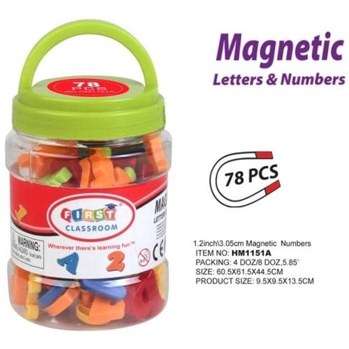 Foto Produk Mainan edukasi - huruf dan angka magnet - magnetic alfabet dari Kado Kiddo