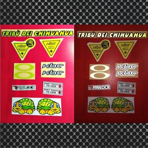 Foto Produk Stiker / Sticker Cutting Helm Visor Set KBC dari Jago Sticker