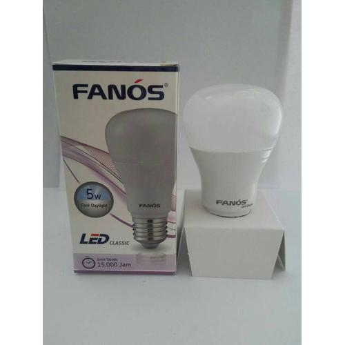 Foto Produk Lampu LED BULB 5W Fanos Classic Premium dari d'zafa listrik