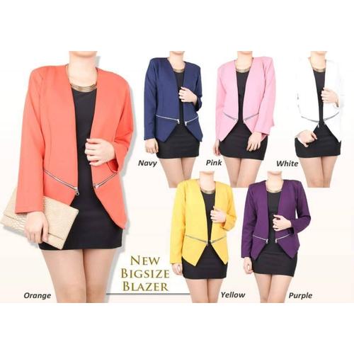Foto Produk Blazer Zipper jumbo bigsize ( Blazer Kantor ) dari CHLOEBEAUTYSHOP
