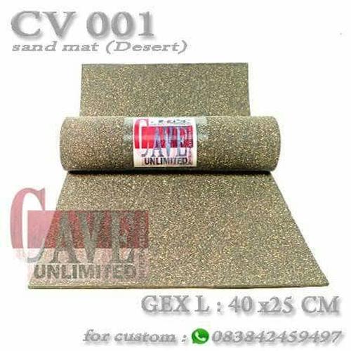 Foto Produk sand mat karpet pasir alas reptile kura torto ular gecko kadal salva dari scorpion/ kalajengking