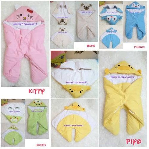 Foto Produk Selimut Topi Celana Bayi Motif Karakter Lembut dari Lapak Pintar