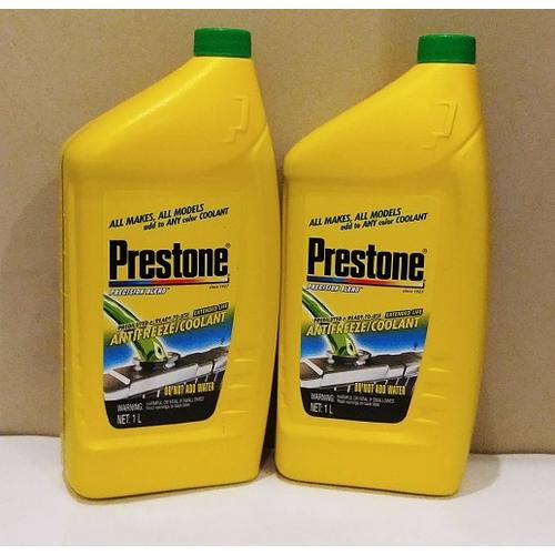 Foto Produk Air Radiator - Radiator Coolant PRESTONE Antifreeze Hijau 1liter dari varellautoshop