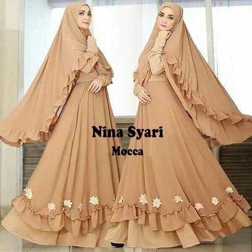 Foto Produk Grosir Gamis Murah Nina Mocca ( suplayer,produsen,konveksi) dari rajabusanamuslim