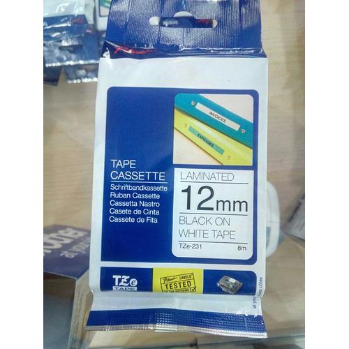 Jual Brother p-touch label tape tze-231 