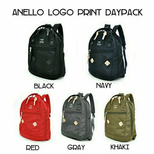 anello logo print daypack