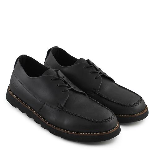 Foto Produk Sauqi Flux Hitam Sepatu Pria Sneakers Loafers Formal Sepatu Kulit dari Toko Sepatu Atang
