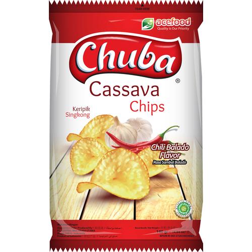 Gambar Chuba Cassava Chips Sambal Balado 140g - 16 Pcs dari Golden Snack Kota Tangerang Selatan Tokopedia