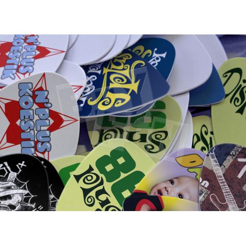 Foto Produk Pick Gitar Custom Disain Celluloid 1mm Gambar Sendiri 5pcs Minim dari Buy2fun