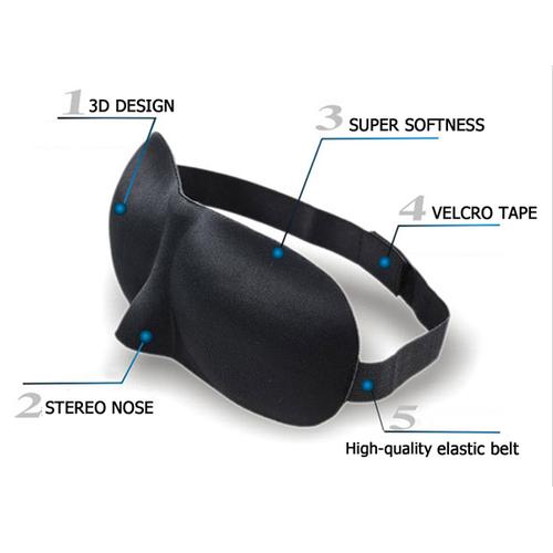 Gambar 3D Sleep Mask Eye Mask Travel Soft Sleeping Googles Kacamata Tidur dari lbagstore Kota Depok Tokopedia