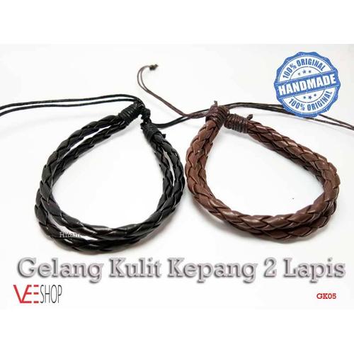 Foto Produk VeE Gelang Kulit Kepang 2 Lapis dari Vee Jewelry