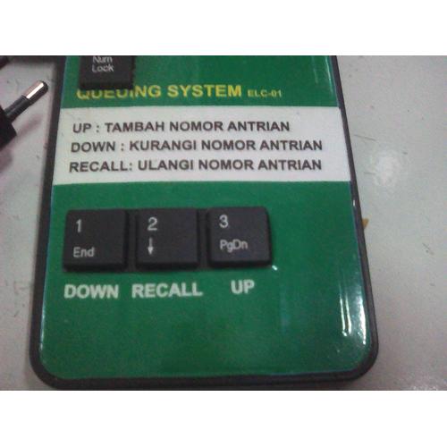 Gambar Tombol Panggil Antrian Wireless Numeric Keypad + USB + Adaptor dari StufiMedia undefined Tokopedia
