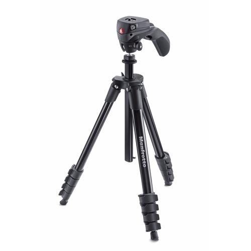 Foto Produk Manfrotto Tripod MKCOMPACTACN-BK Compact Action - Black dari taskamera-id