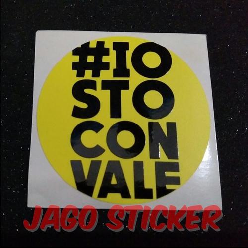 Foto Produk Sticker / Stiker Cutting Visor Helm Motogp VR 46 Rossi Iostoconvale dari Jago Sticker