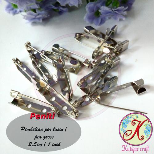 Foto Produk Peniti Bros 2,5cm Grosir dari Kutique Craft