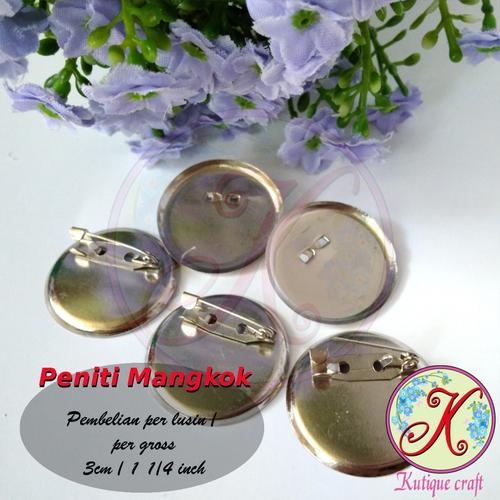 Foto Produk Peniti Mangkok 3cm Lusinan dari Kutique Craft