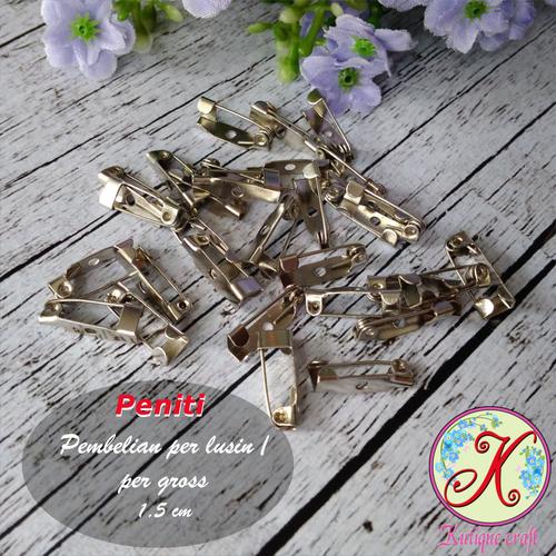 Foto Produk Peniti Bros 1,5 cm Grosir dari Kutique Craft