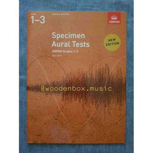 Foto Produk Specimen Aural Tests, Grade 1 2 3 ABRSM buku ujian royal dari WoodenBox