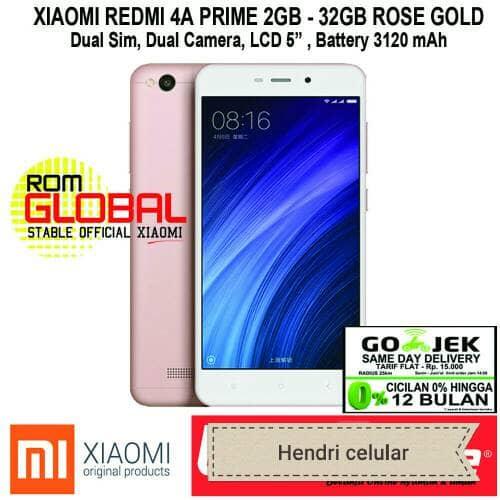 Foto Produk Xiaomi Redmi 4a Prime 32/2GB (4G LTE) - Gold/Grey 4G dari Hendri Celular