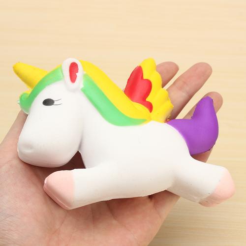 Gambar Squishy Flying Unicorn rainbow supersoft wangi dari gloryshop88_NEW undefined Tokopedia