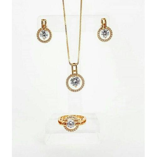 Jual set pendant earring dan ring 